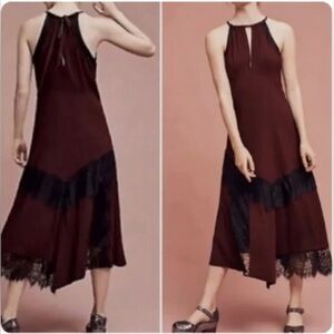 Anthropologie X Moulinette Soeurs Janie Lace asymmetrical gorgeous dress NWT
